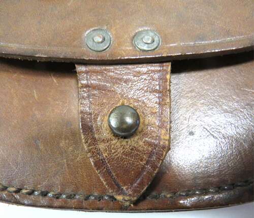 WW1 Dated 1901 Pattern Royal Navy / R.N.D Officers Pistol Ammunition Pouch Dated 1918