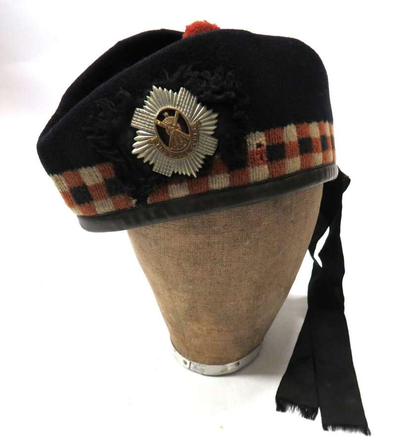 WW1 Period Leather Edged Royal Scots Glengarry