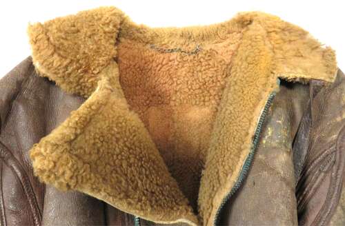 WW2 Royal Air Force Aircrew Irvin Sheepskin Flying Jacket