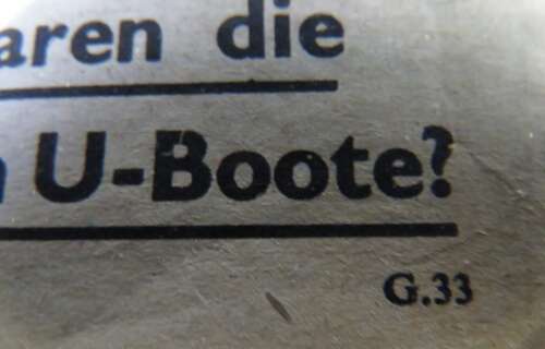 WW 2 Air Dropped on Germany Propaganda Leaflet G33