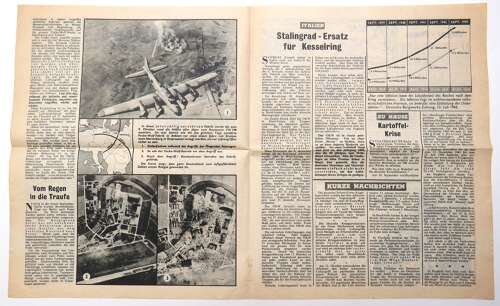 Pre D-Day Luftpost Air Dropped German Propaganda Leaflet G89 October 1943
