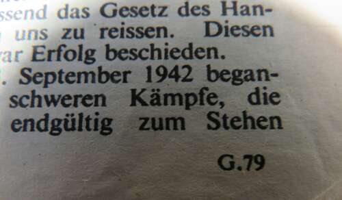 Pre D-Day Luftpost Air Dropped German Propaganda Leaflet G79 September1943