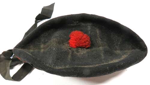 WW1 Period Leather Edged Kings Own Scottish Borderers Glengarry