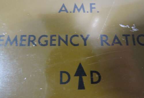 Rare WW2 Australian Military Forces  Emergency Ration Tin.