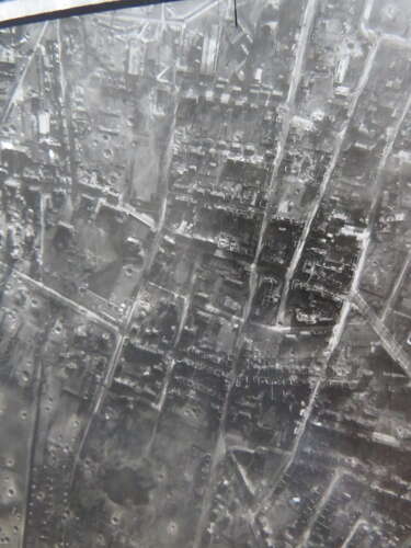 WW2 R.A.F 542 Reconnaissance Squadron Target Photo of Gelsenkirchen 1944