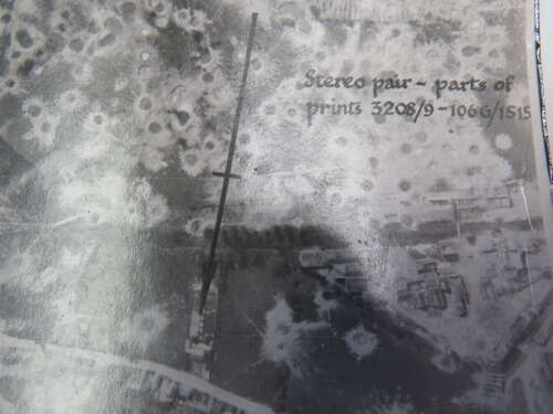 WW2 R.A.F Reconnaissance Squadron Target Photo of Wizernes 1944