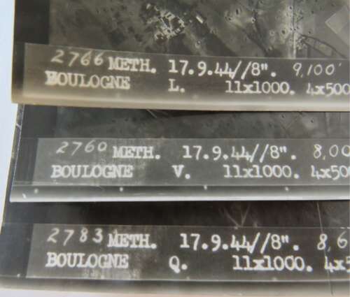 WW2 Group of 3 R.A.F 106 Squadron Target Photos of Boulogne 1944