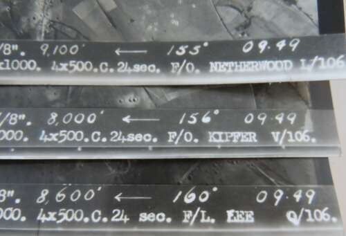 WW2 Group of 3 R.A.F 106 Squadron Target Photos of Boulogne 1944