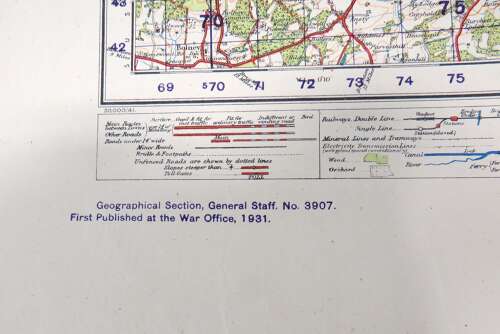 WW2 British Military Map of Tunbridge Wells