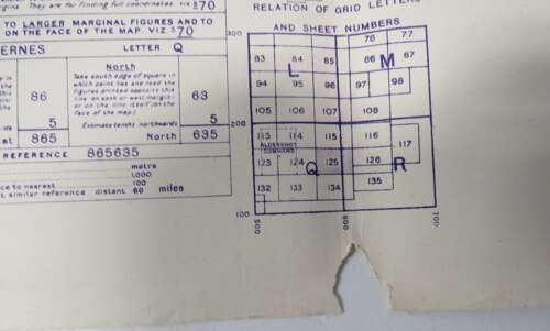 WW2 British Military Map of Tunbridge Wells
