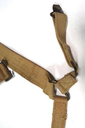 Scarce WW2 Dated Military Thermos Transit Webbing Pack