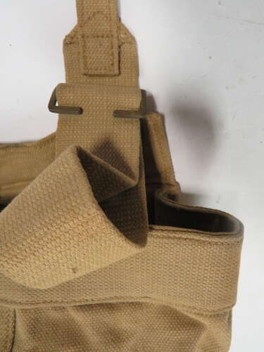 Scarce WW2 Dated Military Thermos Transit Webbing Pack