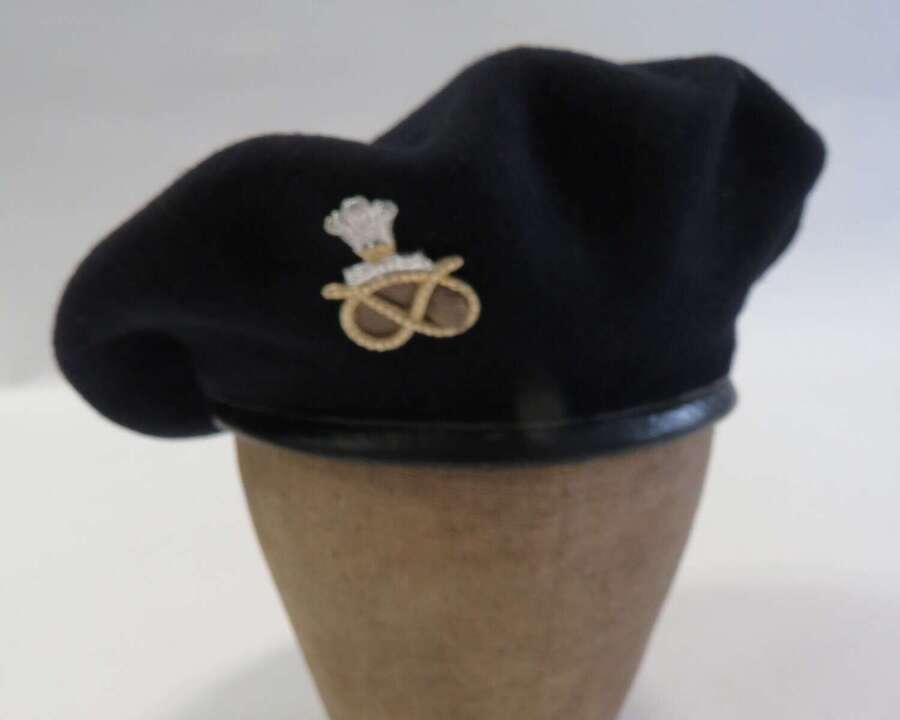 Cold War Period Stafford Regiment Black- Dark Blue Beret