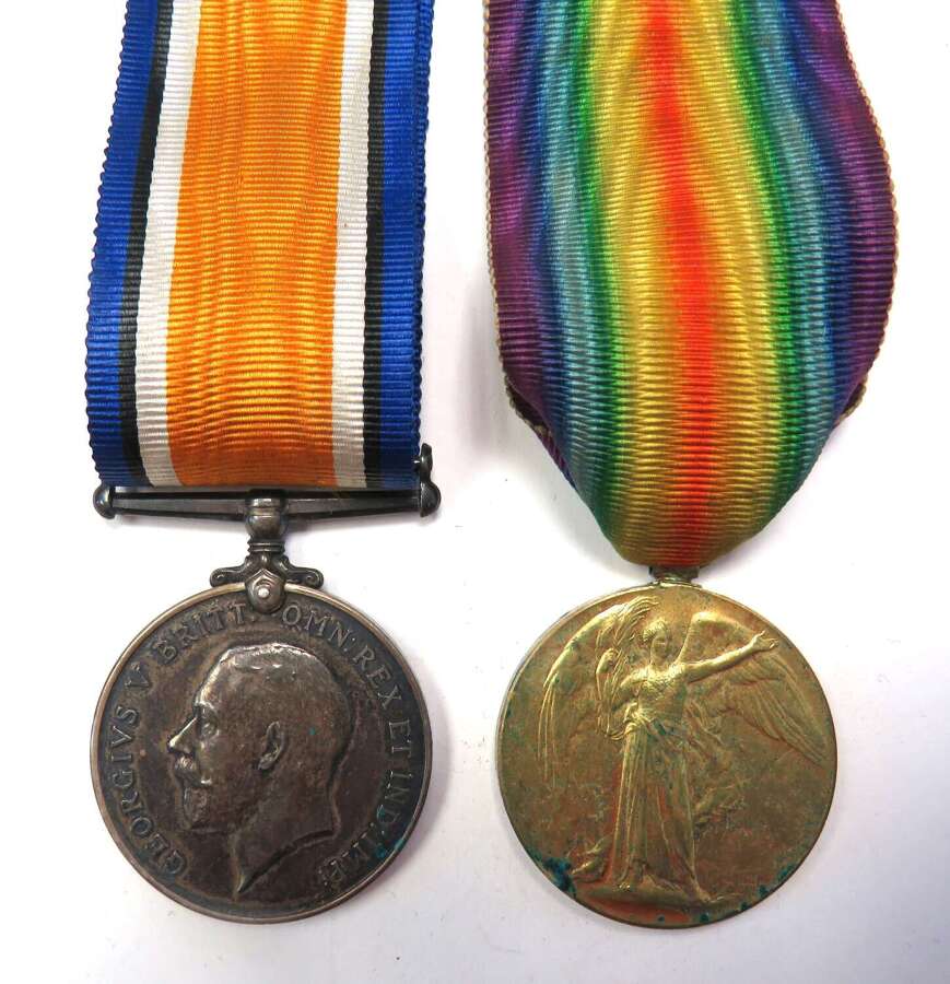 WW1 Royal Artillery Medal Pair of Medals