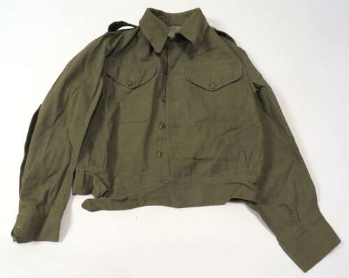 Original WW2 Dated 1944 Dated Denim Working Battle Dress Jacket