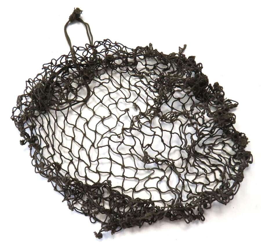WW2 British Mk2 Steel Helmet Camouflage Netting Cover