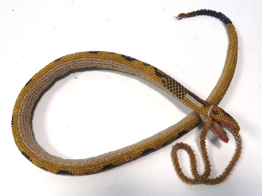 Turkish Ottoman Empire WW 1Period Prisoner OF War Bead Snake
