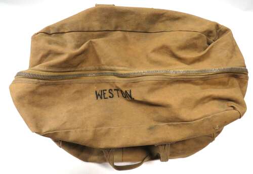 WW2 Pattern Royal Air Force  Aircrew Parachute Bag.