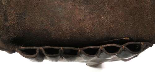 Boer War Officers Leather Sam Browne Webley Revolver Holster with Internal Bullet Loops