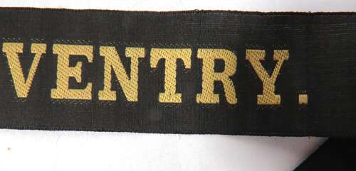 WW1 HMS Coventry Full Length Ratings Cap Tally