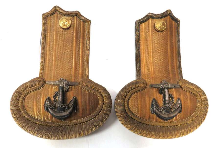 Pair of Royal Navy Full Dress Shoulder Straps