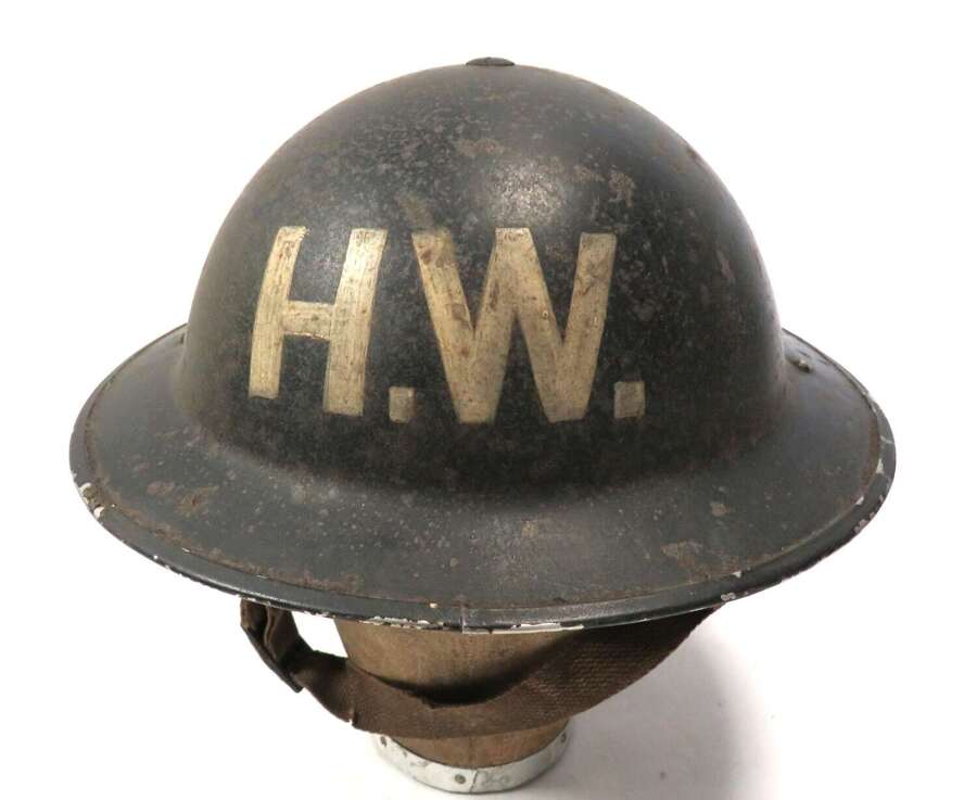 Early War Home Front "Head Wardens" Mk11 Steel Helmet Dated 1938