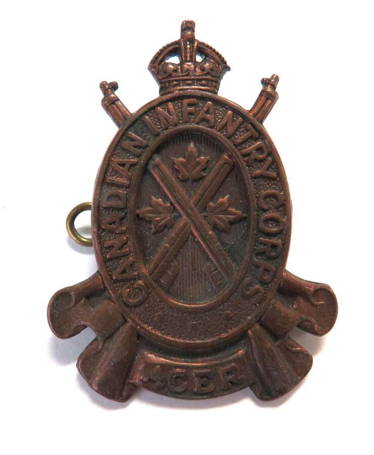 WW2 Canadian Infantry Corps Cap Badge