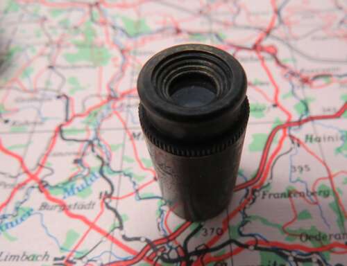 Rare WW2 S.O.E / R.A.F Escape Miniature Brass Telescope . Major Instone Collection