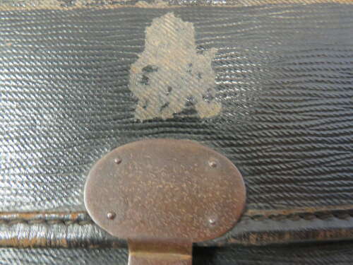 Scarce Official Briefcase and Large Europe Map Marked to Major G Instone M.I 9