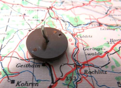WW2 Escape Battledress Button Compass . Major Instone Collection