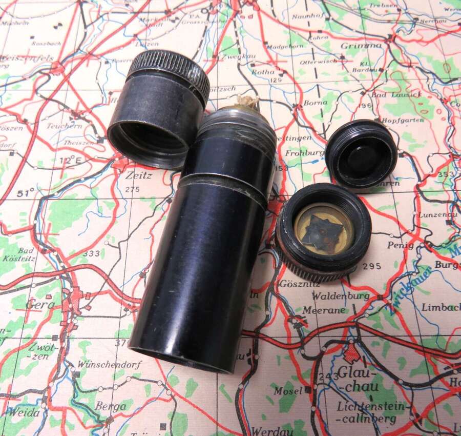 Scarce WW2 Escape Lighter with Hidden Compass . Major Instone Collection