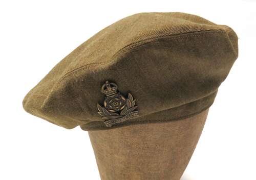 WW2 Intelligence Corps Officer Worn General Service Cap Beret