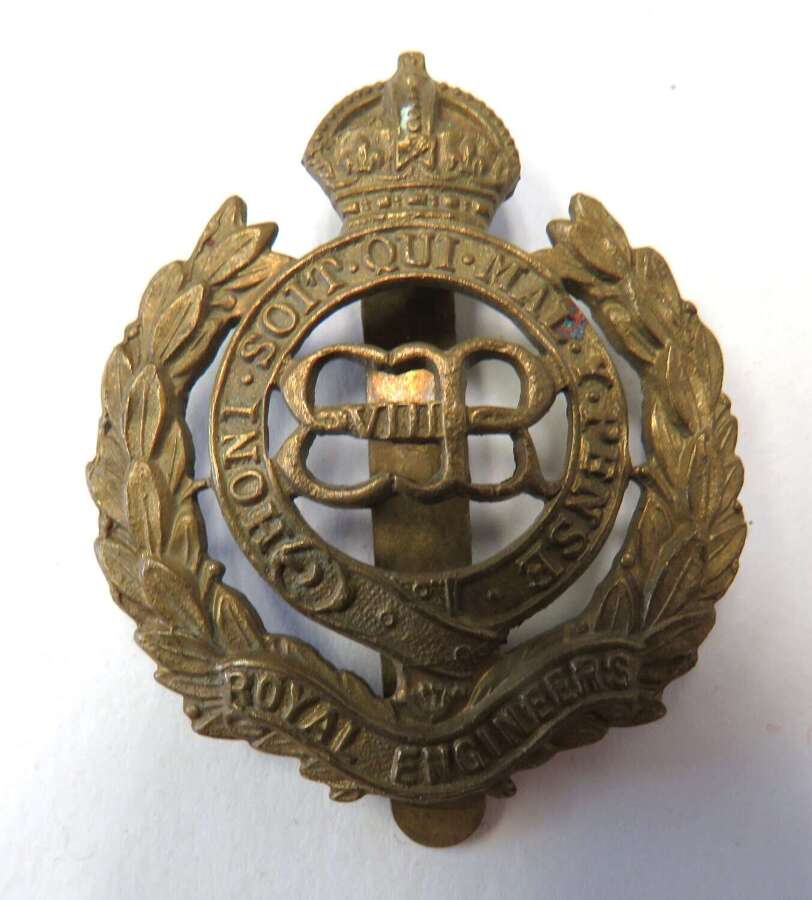1936 Royal Engineers King Edward V111 Cap Badge