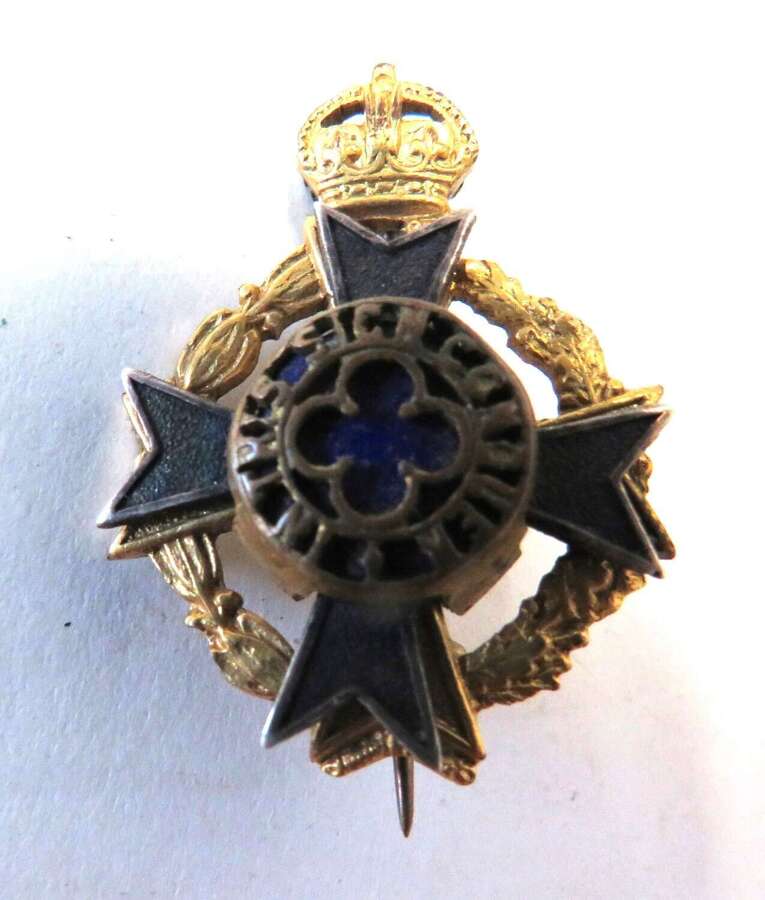 WW2 Royal Army Chaplains Department Forage Cap Badge
