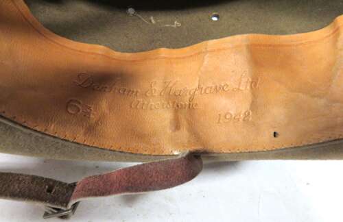 WW2 Dated Far East Bush (Slouch) Regimentally Flashed Hat