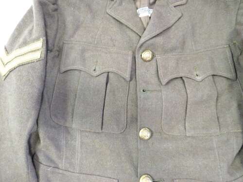 Rare Early WW2 Sandhurst Officer Cadet Service Dress Tunic Attributed