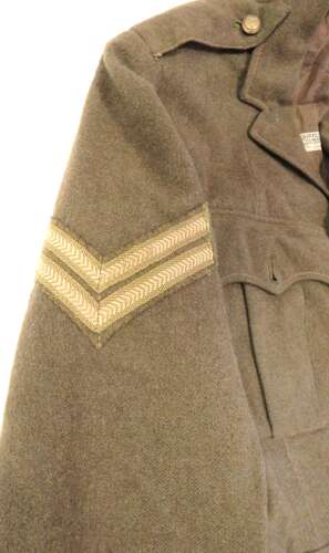 Rare Early WW2 Sandhurst Officer Cadet Service Dress Tunic Attributed
