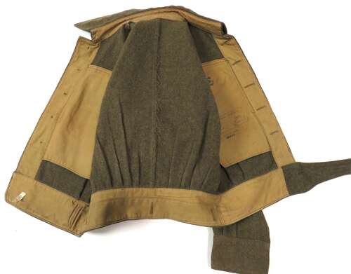 1937 Patt Commonwealth Battledress Jacket Canadian Issue Dated 1943