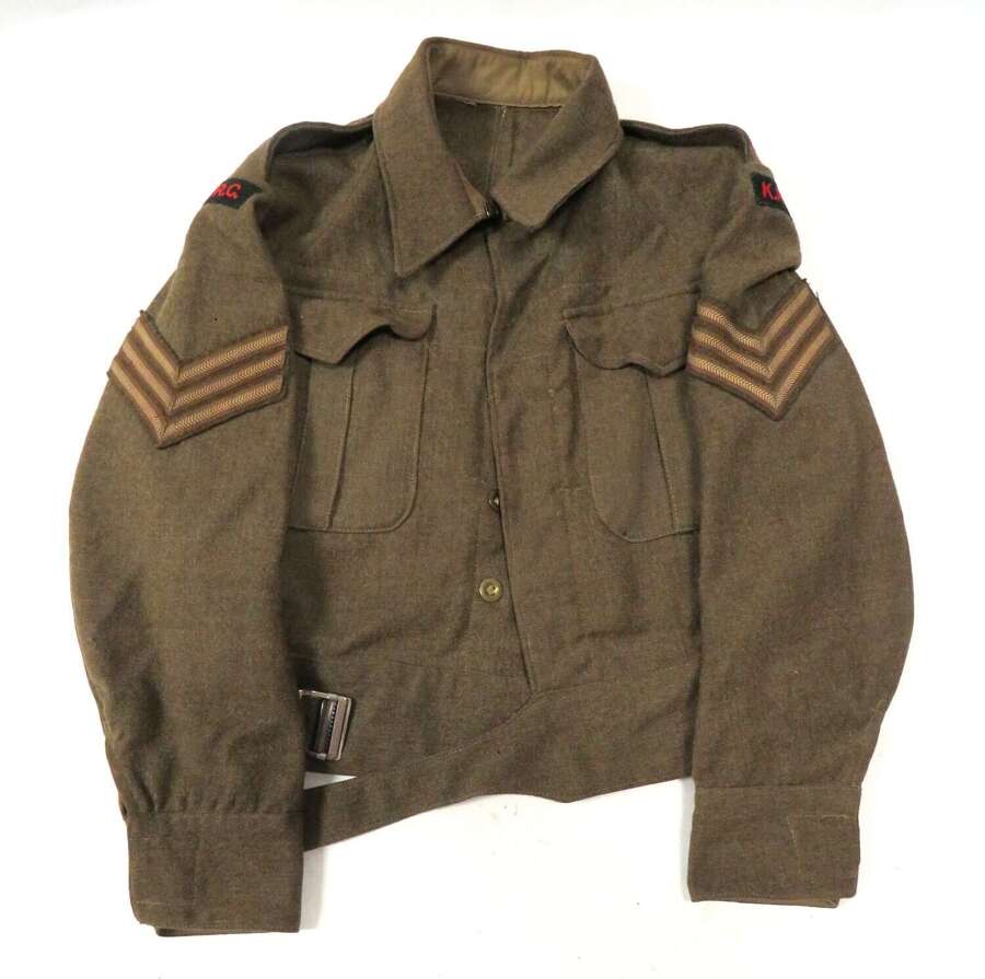 1937 / 1940 Pattern Kings Royal Rifle Corps Battledress Jacket
