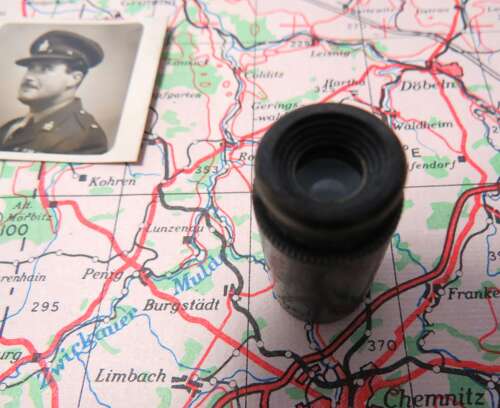 Rare WW2 S.O.E / R.A.F Escape Miniature Brass Telescope . Major Instone Collection