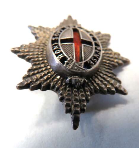 Coldstream Guards Officers Silver Beret / Field Service Badge