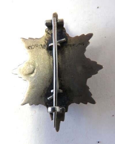 Coldstream Guards Officers Silver Beret / Field Service Badge
