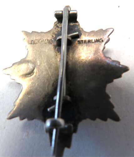 Coldstream Guards Officers Silver Beret / Field Service Badge