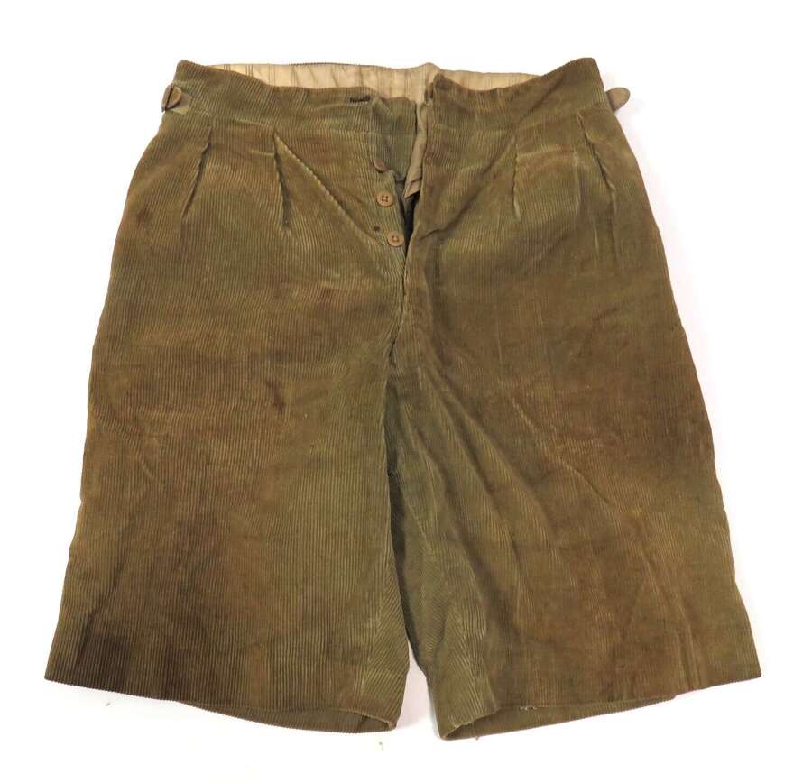 Pair of WW2 Pattern Officers Shorts