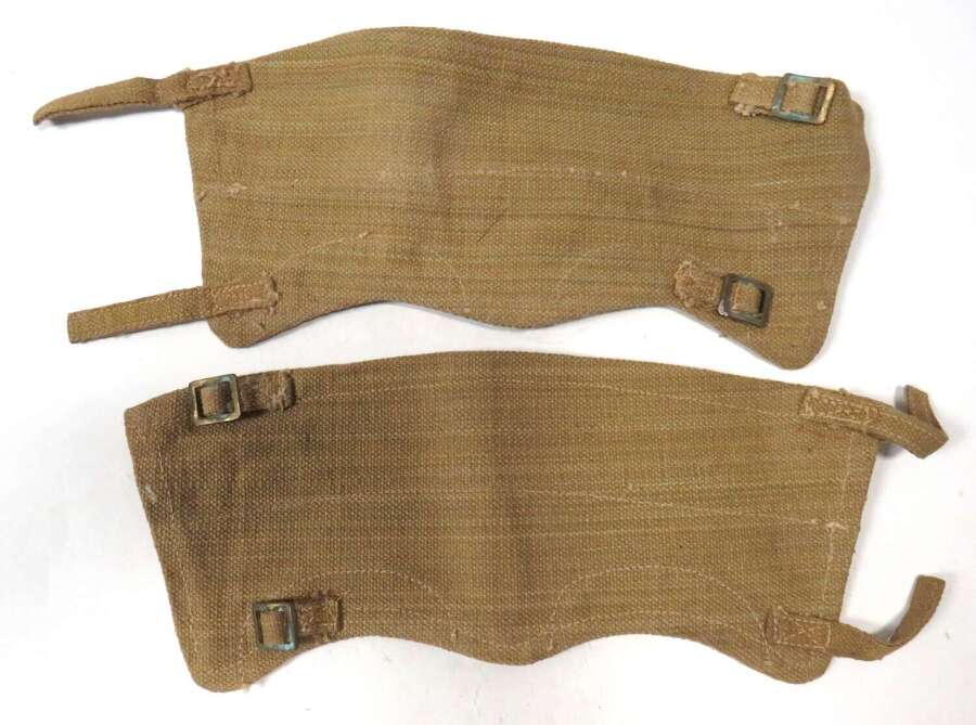 Pair of WW2 Pattern 1937 Issue Gaiters Dated 1944