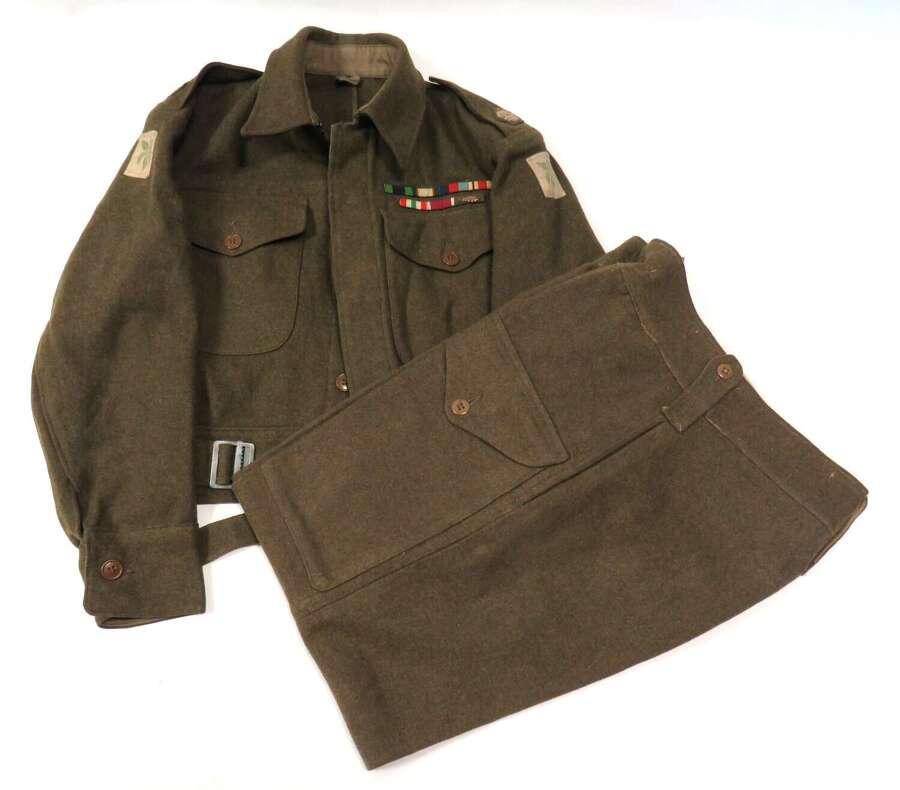 WW2 3rd Corps Officer's Lease Lend Battledress Uniform