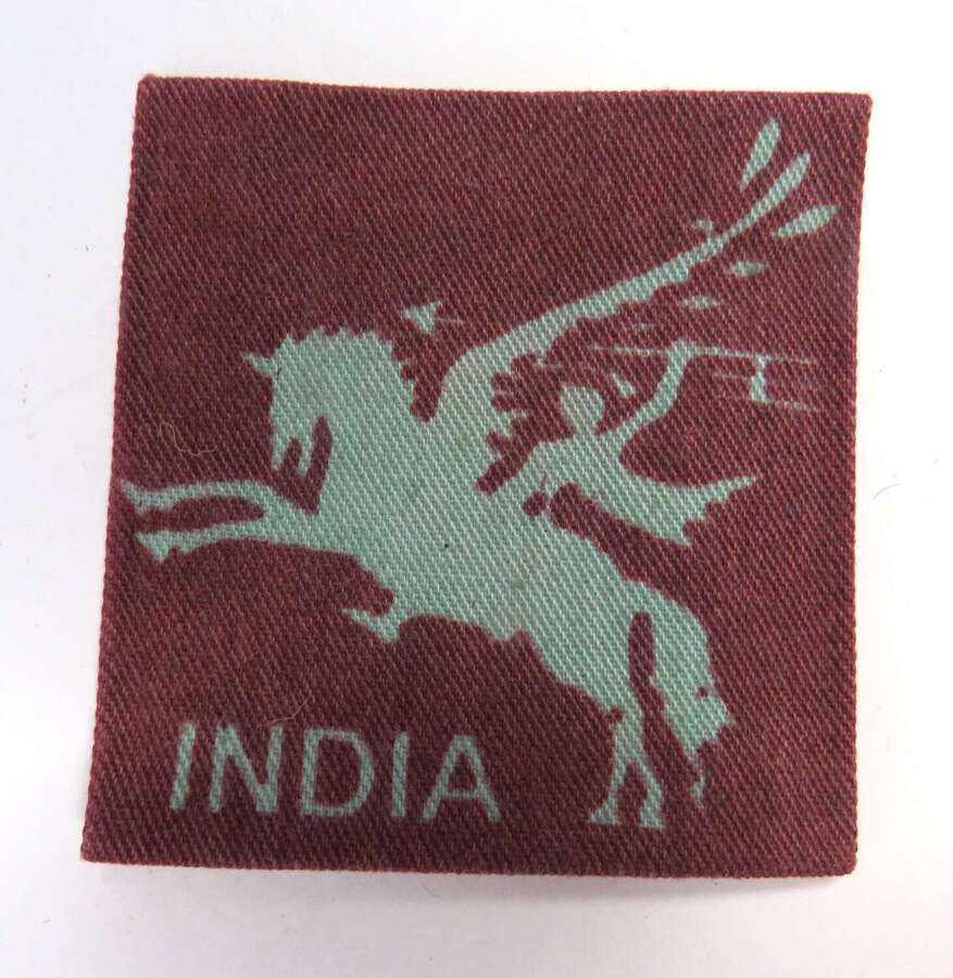 WW2 Indian Airborne Division Printed Formation Badge