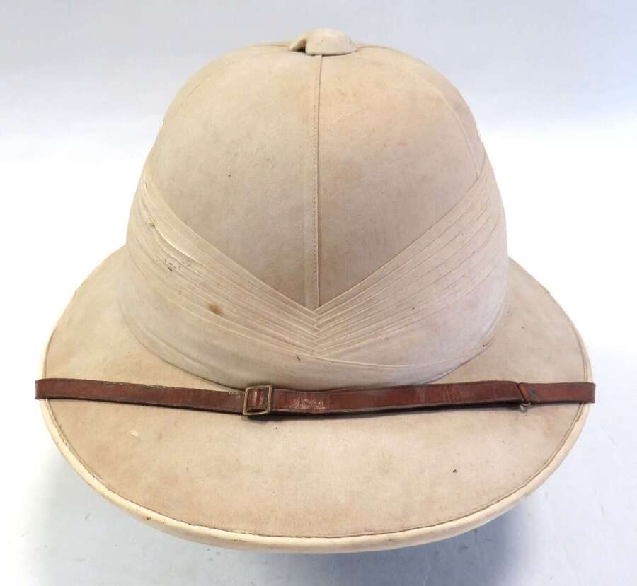 Interwar Overseas Service Private Purchase Officers Wolseley Pith Helmet