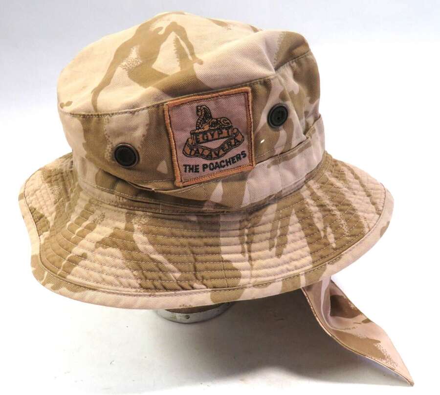 Gulf War Period Lincolnshire Soft Hat and Neck Flap