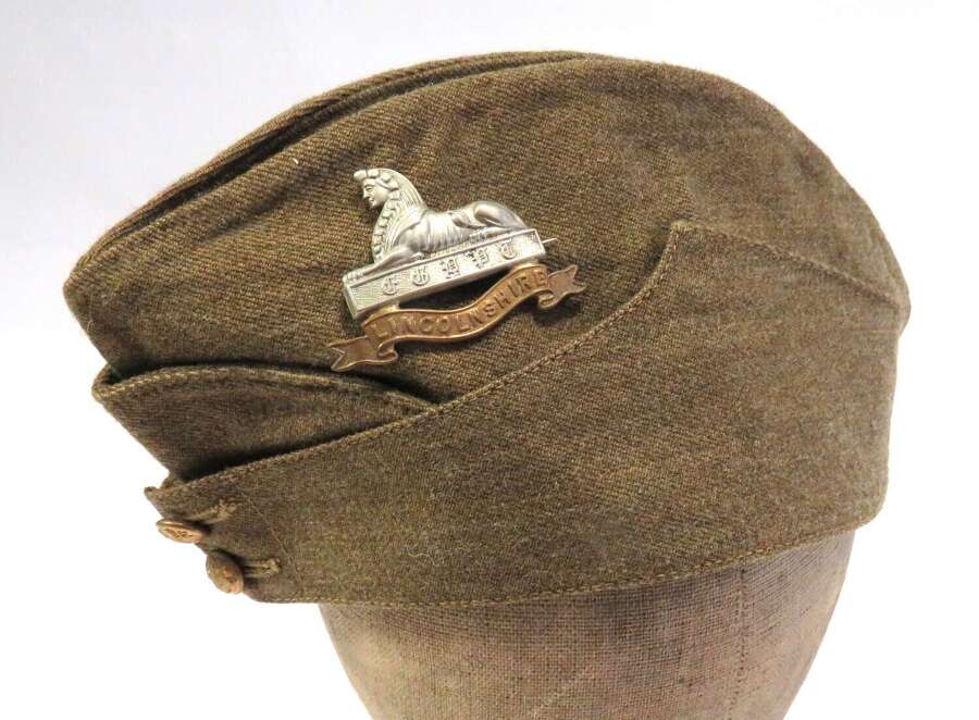 WW2 Lincolnshire Regiment Other Ranks Field Service Cap